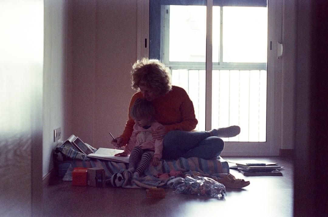 mother playing with baby