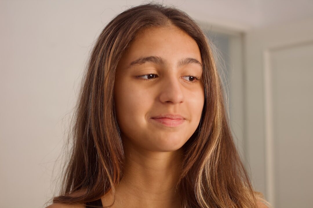 woman without makeup closeup