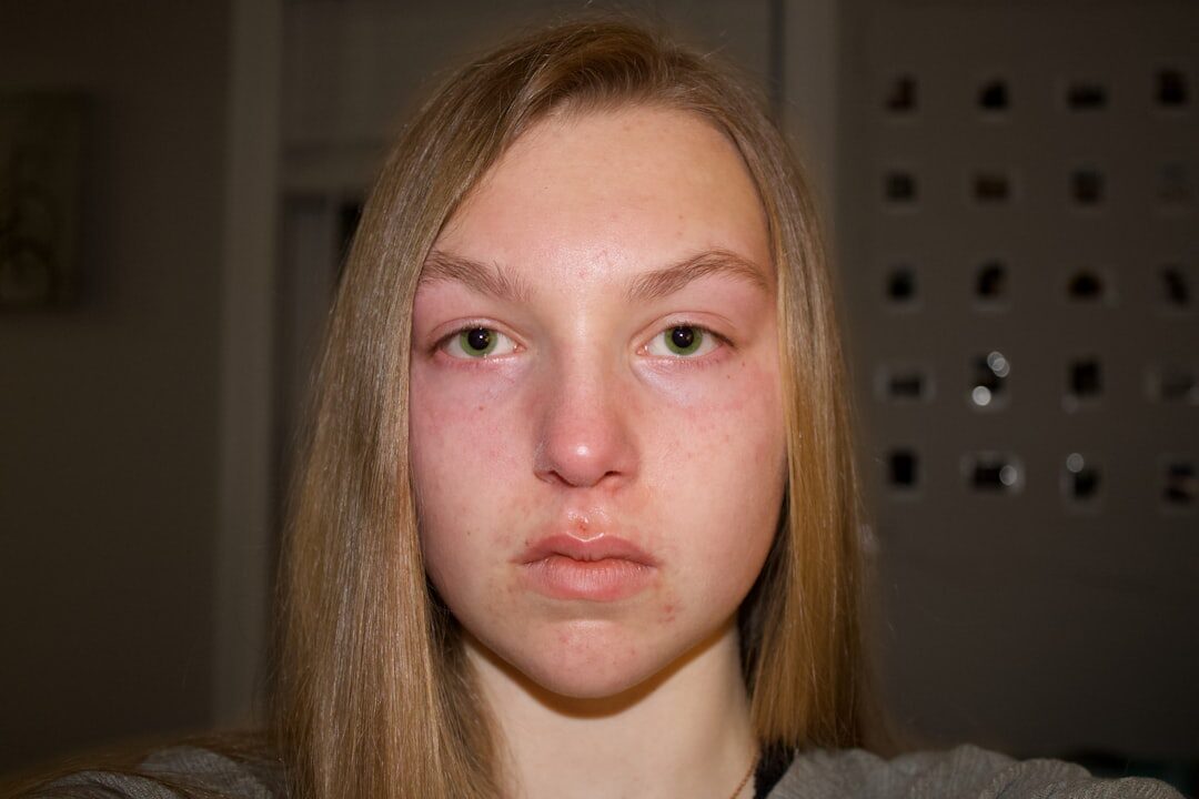 woman without makeup closeup