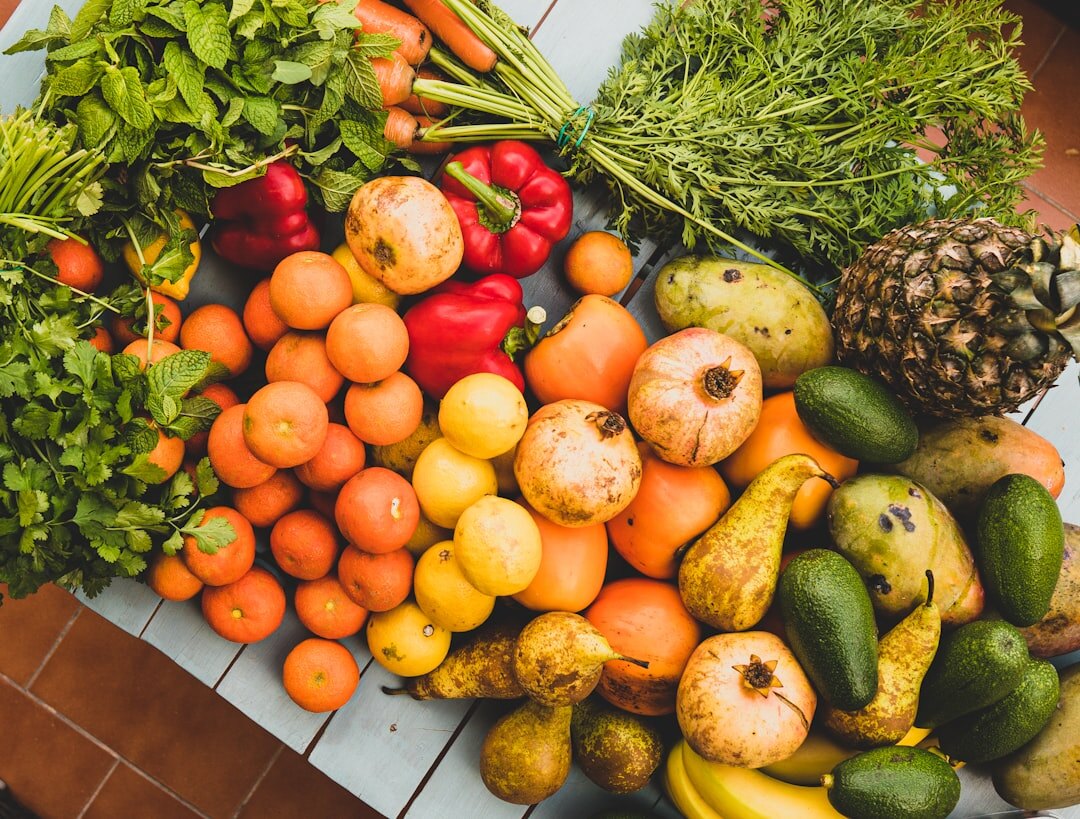 healthy food vegetables fruits
